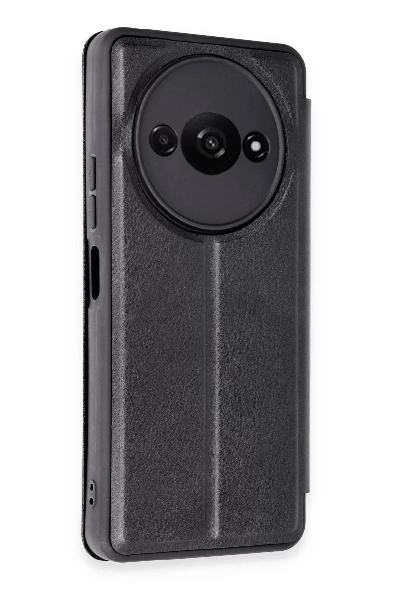 Xiaomi Redmi A3 4G Kılıf Flip Cover - Siyah