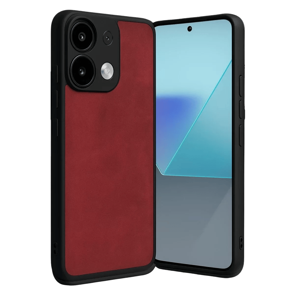 Xiaomi Redmi Note 13 Pro 4G Kılıf Aras Deri Kapak - Kırmızı
