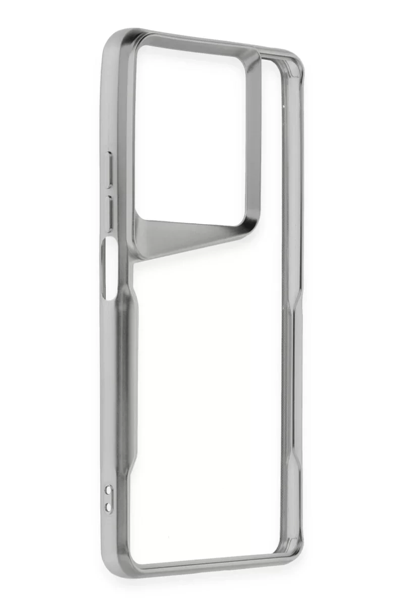 Xiaomi Redmi Note 13 Pro 4G Kılıf Boyi Silikon Kapak - Gümüş