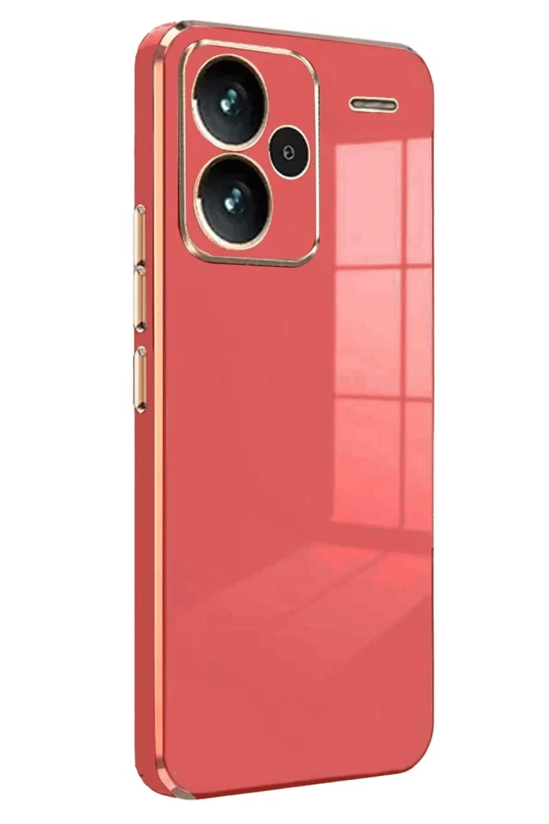 Xiaomi Redmi Note 13 Pro Plus Kılıf Volet Silikon - Kırmızı