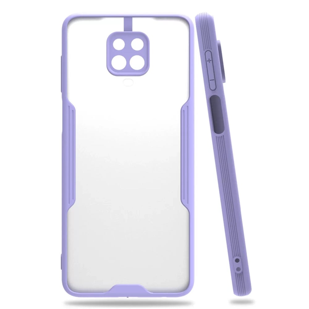 Xiaomi Redmi Note 9S Kılıf Platin Silikon - Lila