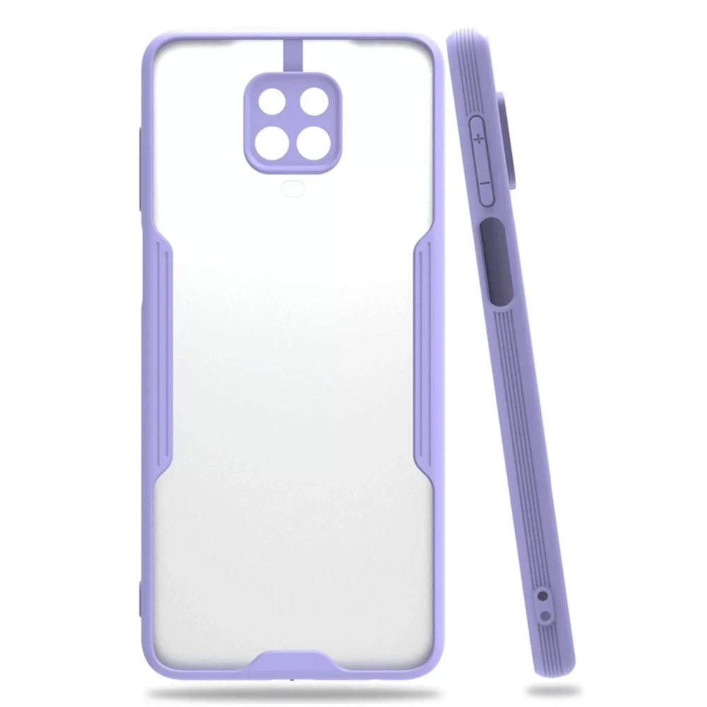 Xiaomi Redmi Note 9S Kılıf Platin Silikon - Lila