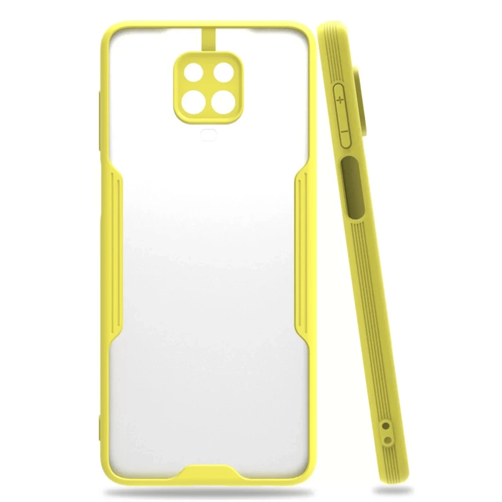 Xiaomi Redmi Note 9S Kılıf Platin Silikon - Sarı