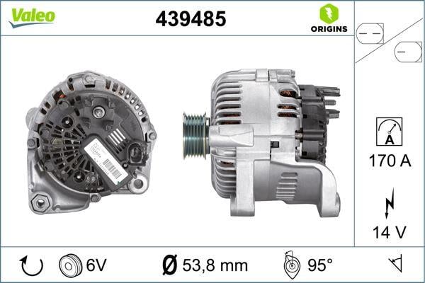 ALTERNATOR SARJ DINAMOSU 12V 170A BMW M47 M57 E60 E63 E64 E65