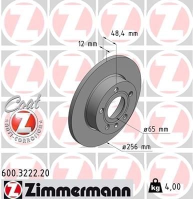 ARKA FREN AYNASI CADDY III-GOLF-V-VI-PLUS-JETTA III-ALTEA 04>A3 03>TOLEDO III-OCTAVIA 04> 256x12x9DL 986479155-986479B78-DF4271