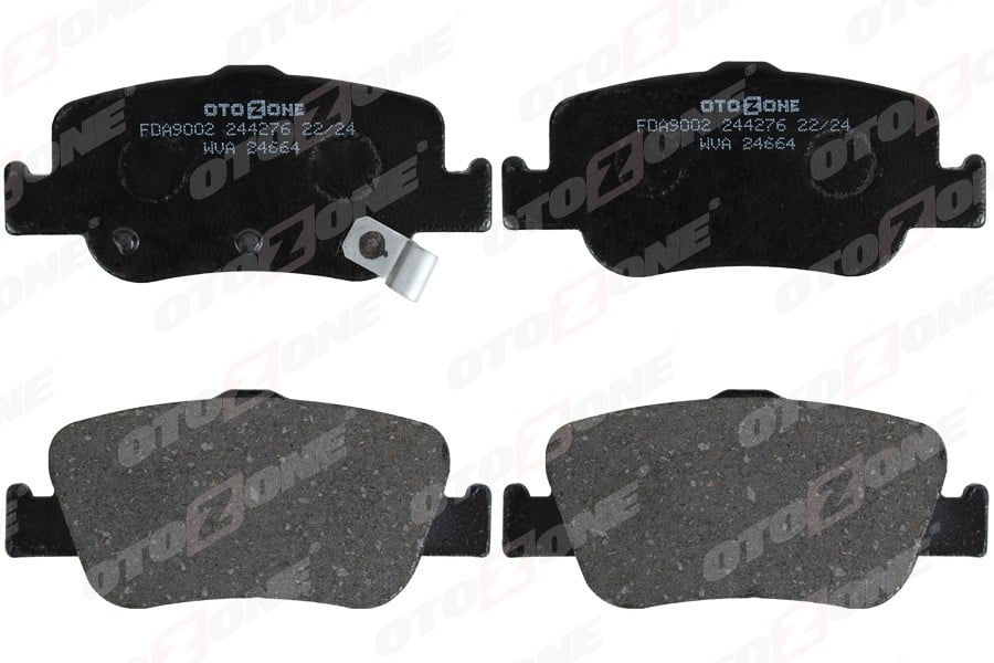 ARKA FREN BALATA TOYOTA AURIS. COROLLA 1.33L 1.6L 1NR-FE 1ZR-FAE NRE180 ZRE181 ZRE185 12-> 1.4L 1ND-FTV D-4D NDE150 NDE180 07->