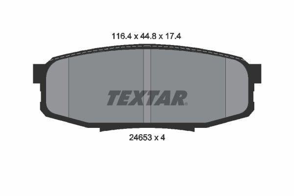 ARKA FREN BALATA TOYOTA LANDCRUISER 4.5L 1VD-FTV VDJ200 dizel D4-D 08-> 4.6L 2UZ-FE UZJ200 V8 08->