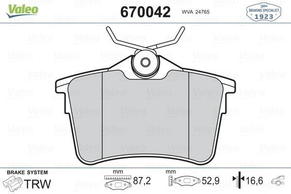 ARKA FREN BALATASI P307 00>09 P308 07>14 PARTNER 08> PARTNER TEPEE 08> BERLINGO 08> C4 04>16 XSARA PICASSO 99>11 DS4 15>18
