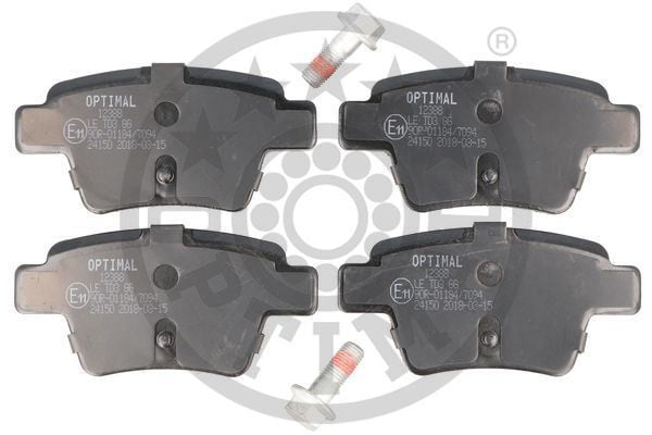 ARKA FREN BALATASI PEUGEOT P307 00> P307 SW 02> P307 CC 03> P207 06> CITROEN C4 04>08> KÜÇÜK TİP