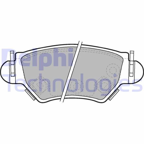 ARKA FREN DİSK BALATA ASTRA G 98>05 ZAFIRA A 98>05 CORSA C-COMBO C 03>09
