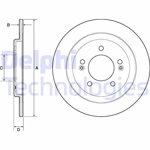 ARKA FREN DİSKİ DOLU TİP HYUNDAI i30 1.6L G4FD D4FB otomatik vites 12-16 / KIA CEED 1.6L G4FJ D4FB 12-18 284 çap x 5 bijon - Takım disk fiyatıdır