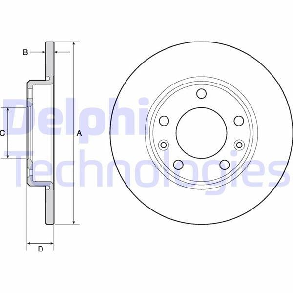ARKA FREN DİSKİ PEUGEOT P308 13>21 249x35x5DL DOLU