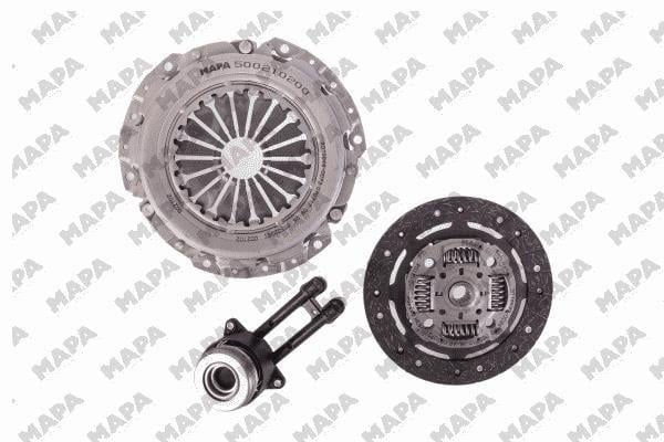 DEBRIYAJ SETI FIESTA V 01>08 FUSION 01>12 1.6 ZETEC S 16V EFI 100PS RULMANLI