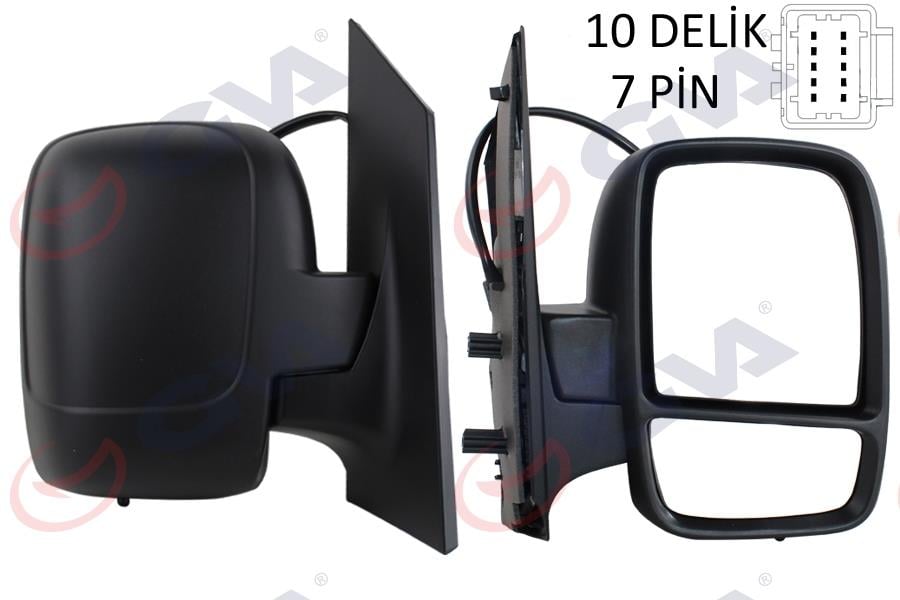 DIŞ DİKİZ AYNASI SAĞ SCUDO-EXPERT 07> ELEKTRİKLİ ISITMALI SENSÖRLÜ KONVEKS 7 FİŞ VM-6116EHSR