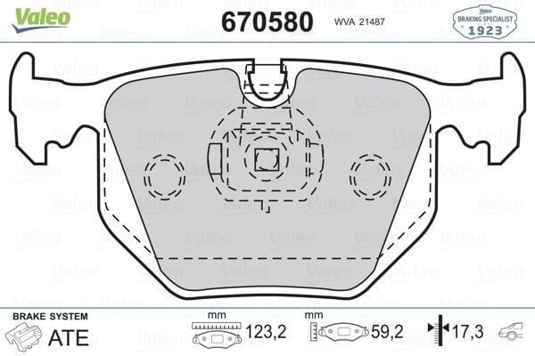 FREN BALATASI ARKA BMW E38 E46 E53 E83 Z4 M5 E39 RANGE ROVER 3 L322 02>12