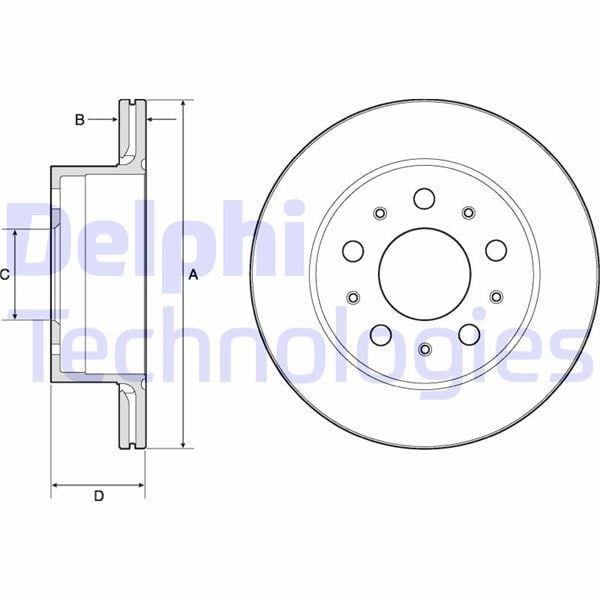 FREN DİSKİ ARKA FIAT DUCATO 06> PEUGOET BOXER 06> CITROEN JUMPER 06> 300x22x19.9MM