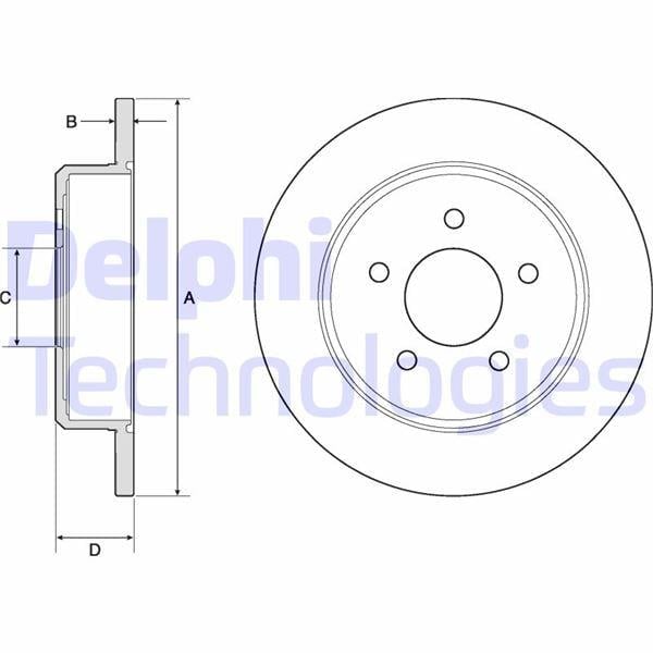 FREN DİSKİ ÇİFTLİ PAKET . DELİKSİZ ARKA CHRYSLER // JEEP; GRAND VOYAGER. VOYAGER // CHEROKEE 01/200 1 > 01/2014