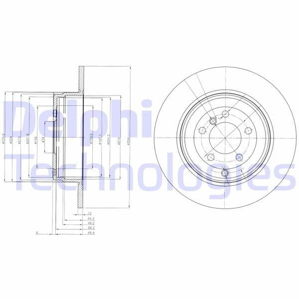 FREN DİSKİ ÇİFTLİ PAKET . DELİKSİZ ARKA LAND ROVER RANGE ROVER 02/2002 > 07/2012