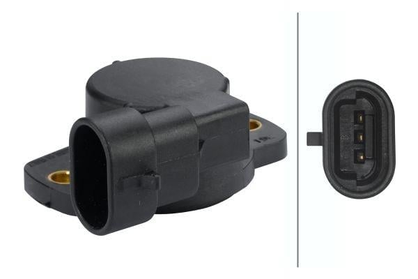 GAZ KELEBEĞİ KONUMU SENSÖRÜ.5V.SİYAH.SÜRTÜNME POTANSİYOMETRESİ.ALFA ROMEO/DACİA/FİAT/LANCİA/RENAULT