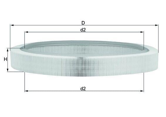 HAVA FILTRESI MERCEDES M102 W201 W124 S124 C124