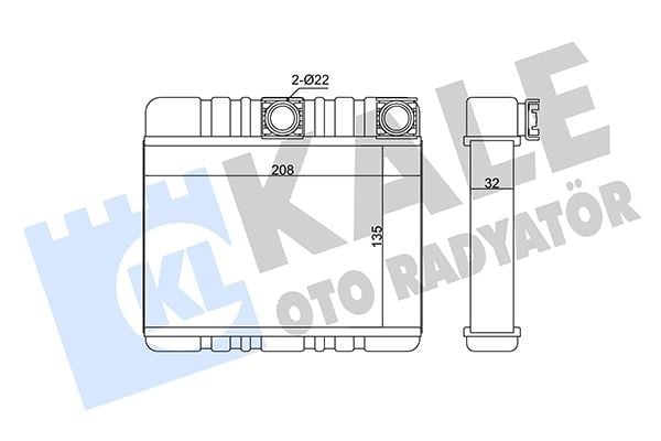KALORIFER RADYATORU BMW E46 98>05 E83 06>11