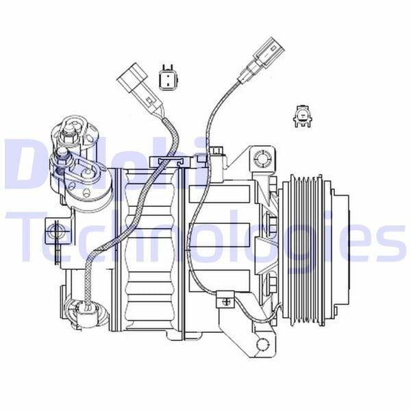KLIMA KOMPRESÖRÜ FORD MONDEO IV 07>14 -S-MAX-VOLVO S80-V70-XC60-XC70 06>15 2.4 D-D5
