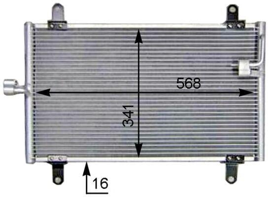 KLİMA KONDENSERİ DUCATO-BOXER-JUMPER 94-06 506x349x22