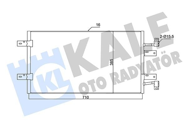 KLİMA RADYATÖRÜ RENAULT TRAFIC II 06> OPEL VİVARO 06> 2.0dCi 2.5dCi 729x391x16