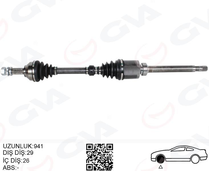 KOMPLE AKS SAĞ NISSAN QASHQAI 1.5L K9K J10 06-13 MANUEL VİTES