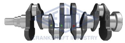 KRANK MİLİ HONDA CIVIC 1.6L D16V1 VTEC VTI 01-05 4 Balta dengeleme ağırlığı - Kasnak Çapı 28 mm
