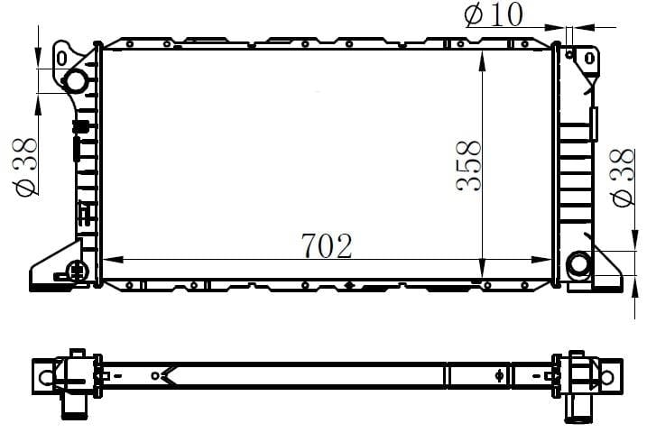 MOTOR RADYATORU AC TRANSIT TURBO T12 T15 2.5D 97>01 MANUEL UZUN TIP 2 SIRA CU PL