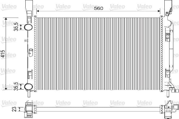MOTOR SU RADYATORU MERCEDES CITAN OM607 W415 12> . RENAULT KANGOO 1.5 dCi 1.6 16V 09>