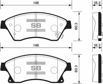 ÖN BALATA 15 INC ASTRA J 1.3 CDTI-1.4-1.4 TURBO-1.6 1.7 CDTİ 2.0CDTİ 10>AVEO 11>CRUZE 11>