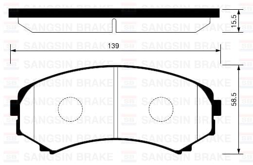 ÖN BALATA DİSK MITSUBISHI PAJERO MONTERO 99>/MAZDA MPV 3.0cc-E2200 99>/ISUZU D-MAX 02-08