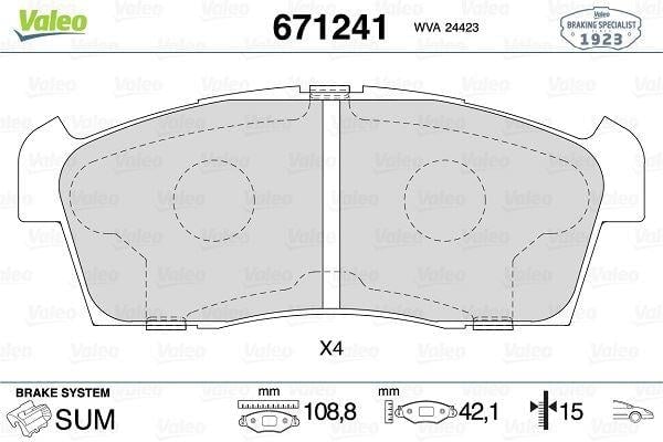 ÖN BALATA KIA SIRION 1.3 CELERİO 1.0 14 > SUBARU JUSTY 1.0 07 >