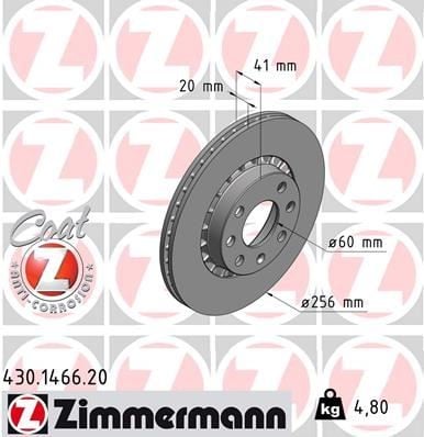ÖN FREN AYNASI ASTRA F-VECTRA A-CORSA B-ASCONA C-AVEO-KALOS 03>13 256x20x4DLxHAVALI 569010-93182285