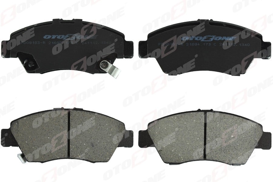 ÖN FREN BALATA BÜYÜK TİP HONDA CIVIC 1.6L B16A2 VTEC 16v 160hp EK 96-98 / 1.4L D14 3 kapı - H/B ES 01-05 kalınlık : 16.00 mm