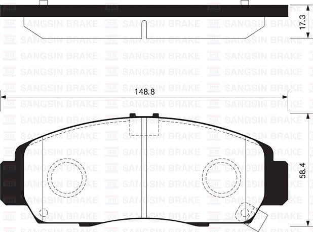 ÖN FREN BALATA HONDA CIVIC 1.6L R16A2 VTEC sedan FB7 12-15 - telli tip balata