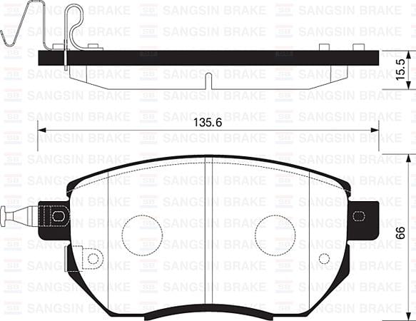 ÖN FREN BALATA NISSAN MURANO 3.5L VQ35 Z50 03-08 / INFINITI FX35 FX45 02->