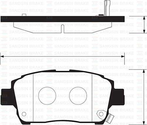 ÖN FREN BALATA TOYOTA YARIS 1.3L 2NZ-FE NCP10 japon üretim 99-02 / 1.0L 1SZFE SCP10 Arkalar disk ti pi ise 03-05 abs li araçlar için