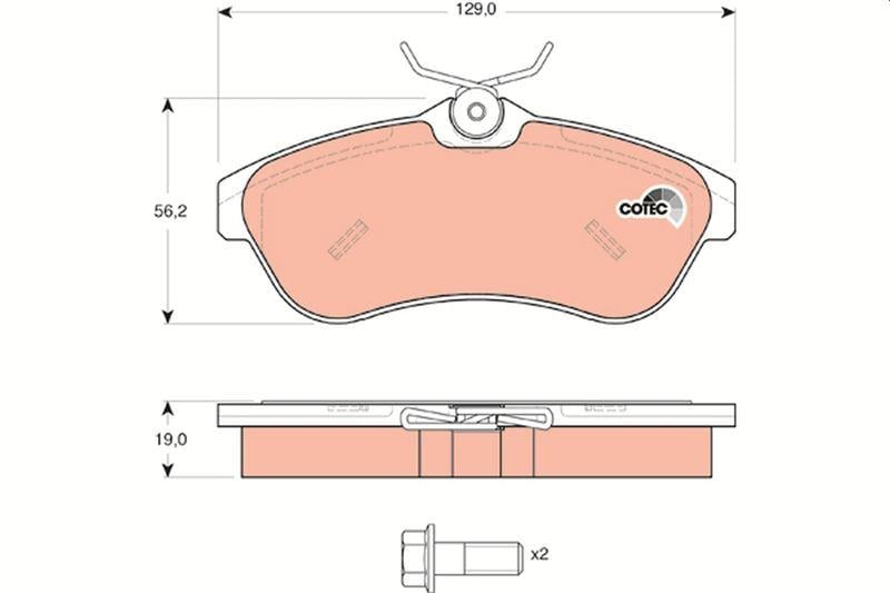 ÖN FREN BALATASI CITROEN C2 06>09 C3> 03>10