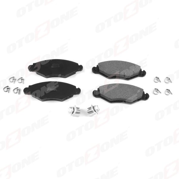 ÖN FREN BALATASI PEUGEOT P206 1.4 1.6 09/98> P306 1.4 1.6 5/93> KULAKLARI DELİKSİZ
