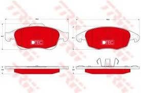 ÖN FREN BALATASI PEUGEOT PARTNER 08>11 P5008 09>17 CITROEN BERLINGO 08> C4 PICASSO 06>15 DS4 11>18 D S5 15>18 283mm