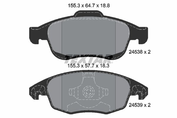 ÖN FREN BALATASI PEUGEOT PARTNER 08>11 P5008 09>17 CITROEN BERLINGO 08> C4 PICASSO 06>15 DS4 11>18 D S5 15>18 283mm