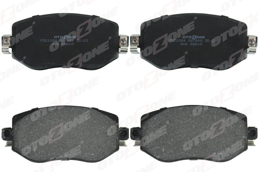 ÖN FREN BALATASI RENAULT MEGANE IV 15> TÜM MOTOR TİPLERİ G:129MM Y:58.4 MM K:18MM