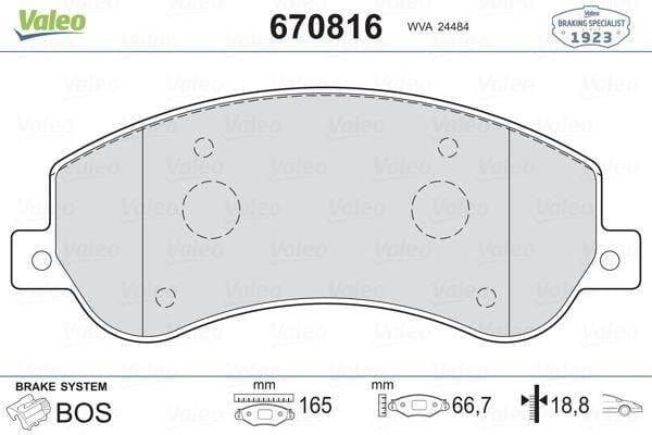 ON FREN BALATASI TRANSIT V348 06>14 A.CEKER 11 /> VW AMAROK 2.0TDI 10> FİŞLİ