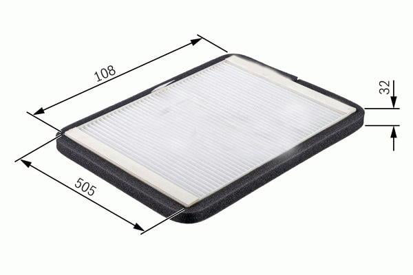 POLEN FİLTRESİ MONDEO I 93-96 - MONDEO II 96-00 -ASTRA 1.4 91-98 COUGAR 98-01