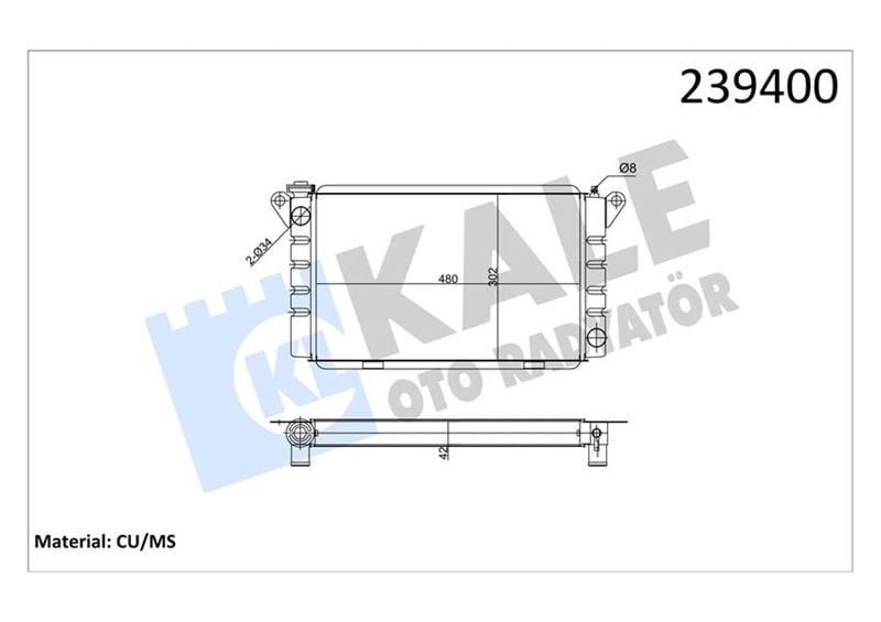 RADYATÖR R12 TL-TX-STW-TOROS 475X304X42 NORMAL 3 SIRA PN SİSTEM