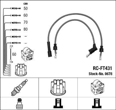 RC-FT431 ATEŞLEME KABLOSU