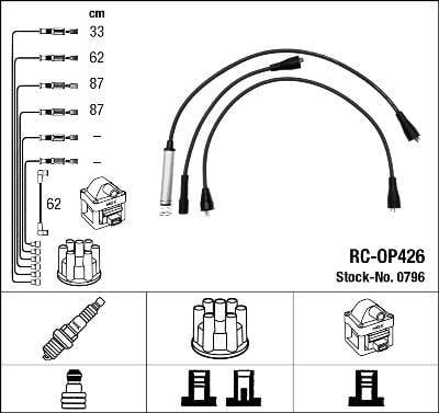 RC-OP426 ATEŞLEME KABLOSU